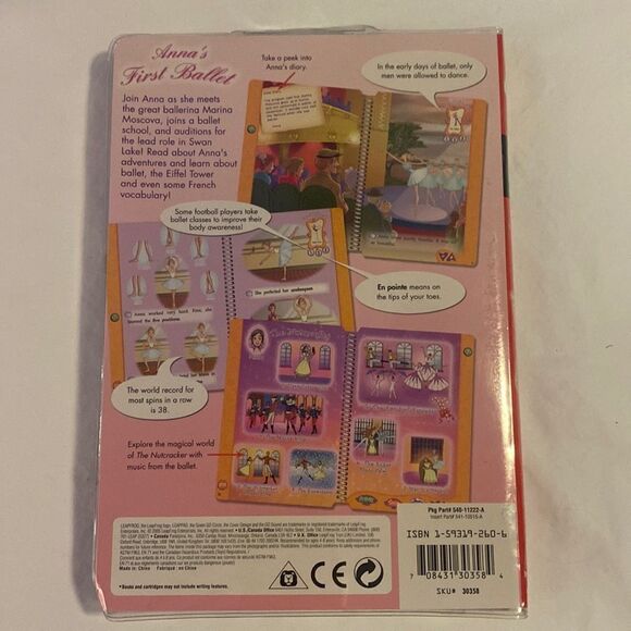 Leap Frog Leap Pad Anna’s First Ballet Interactive Book for K-1st Graders NWT - Picture 2 of 14